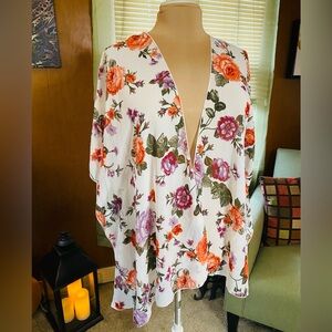 Emory Park Floral Kimono - NWT (Size 1X)